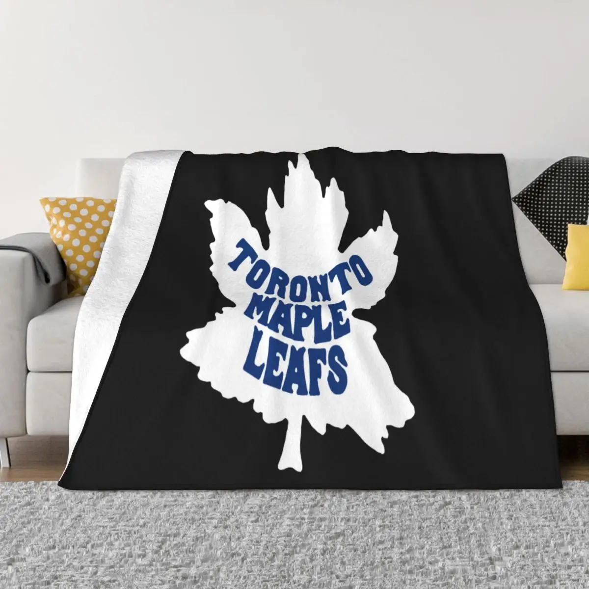 Unique 2017 New Summer Toronto Fashion Casual Maple Leafs Logo Printed Mens Ma Gift Rock Cartoon On Sale Throw Blanket