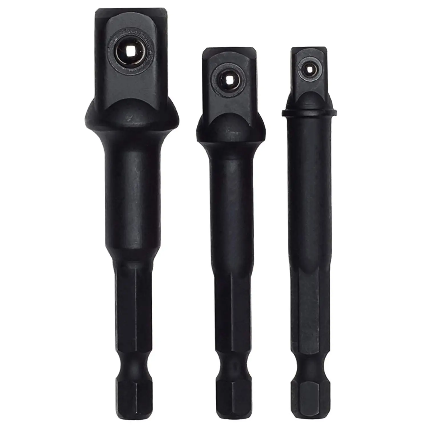 REST Impact Grade Socket Adapter/Extension Set | Turns Power Drill Into High Speed Nut Driver | 1/4 inch, 3/8 inch, and 1/2 inch