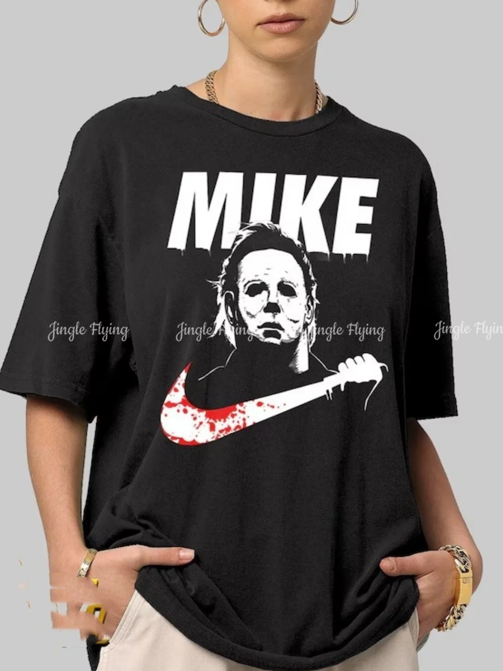 Michael Myers Mike Halloween Parody T Shirt Sweatshirts