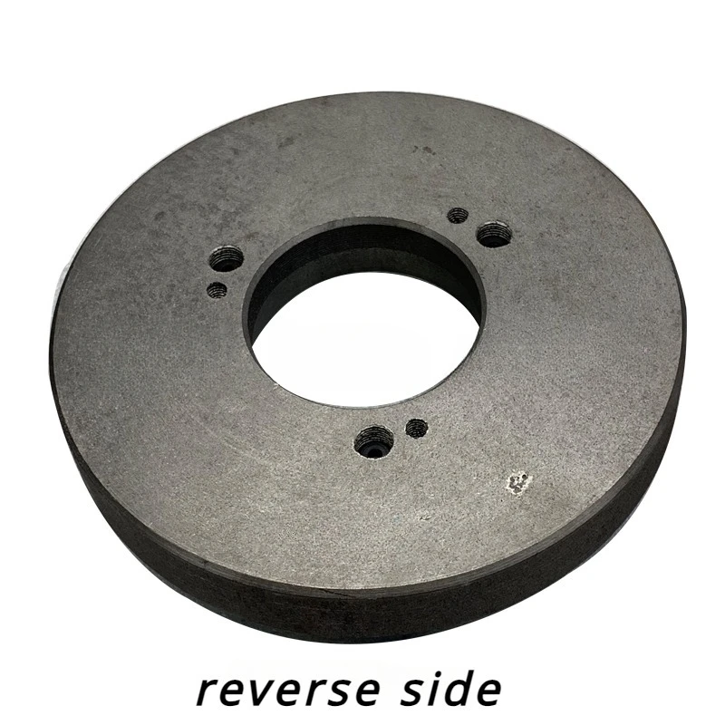 D Type Lathe Spindle Flange Chuck Connecting Plate D4-160 D4-200  Transition Plate Pull Rod Screw Three Jaw Chuck Connecting