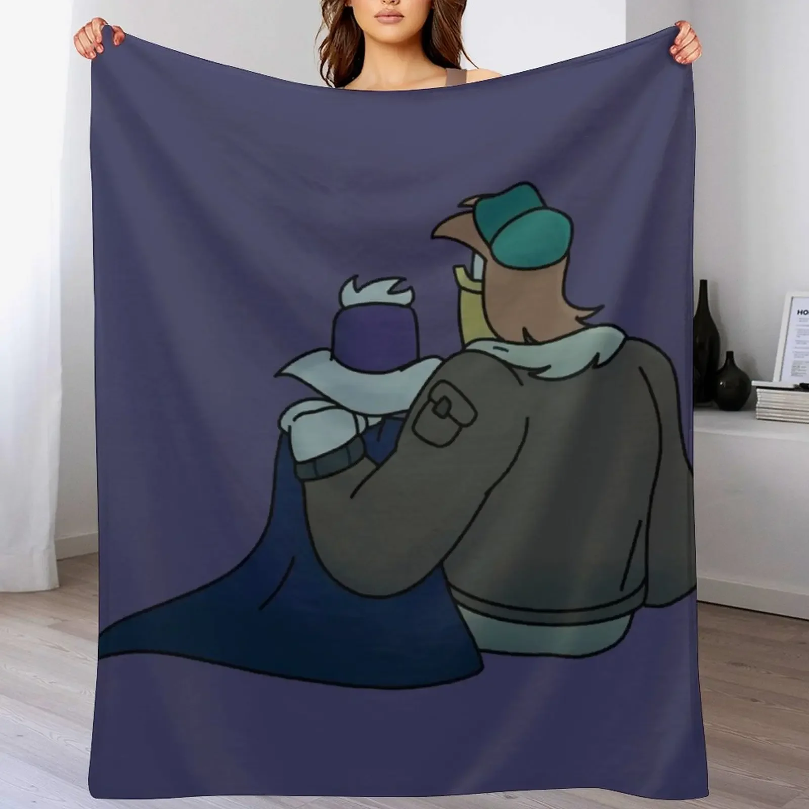 

out on patrol Throw Blanket Hairys Furry Baby Bed Blankets