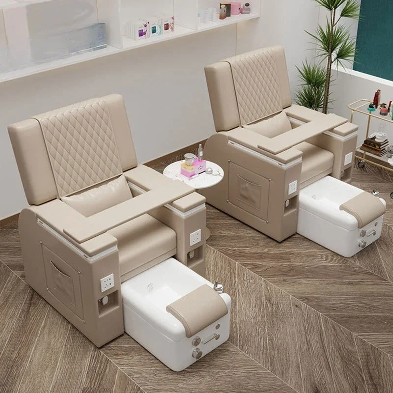 Sofá multifuncional para pés, móveis de beleza, massagem elétrica