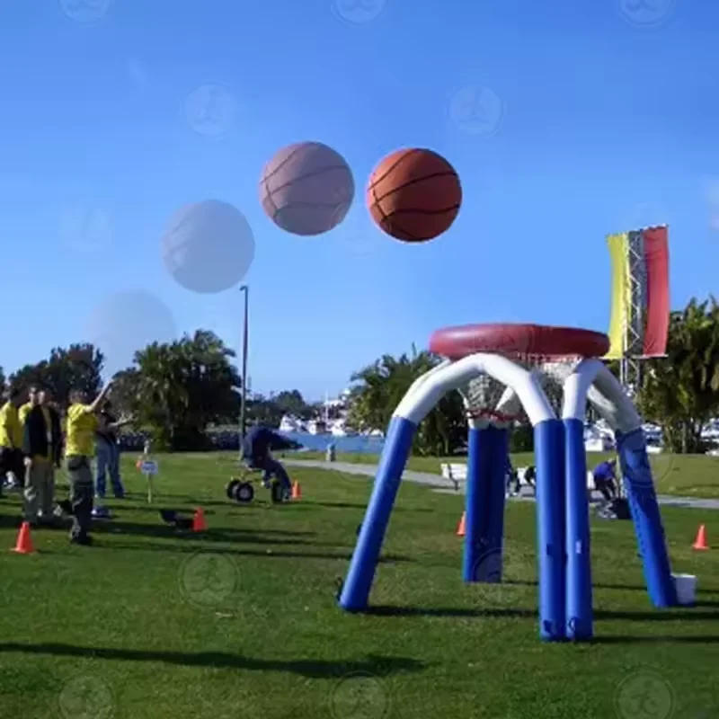 

Commercial Monster Basketball Goal Inflatable Basketball Hoop Inflatable Shooting Game For Adult Kids Outdoor Indoor Fun