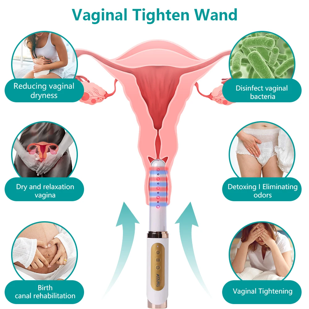 Virgin Infection Rehabilitation Equipment Cold Laser Vaginal Tighten Wand Women Health Care Erosion Treatment Home Use