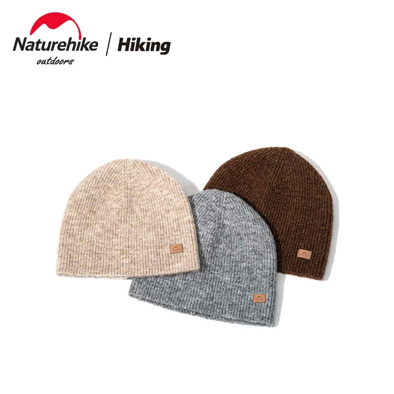 Naturehike-Knitted Fuzzing Hat, Outdoor Sports Cap, Single-Layer, Keep Warm, Convenient, Autumn and Winter, NH21FS551