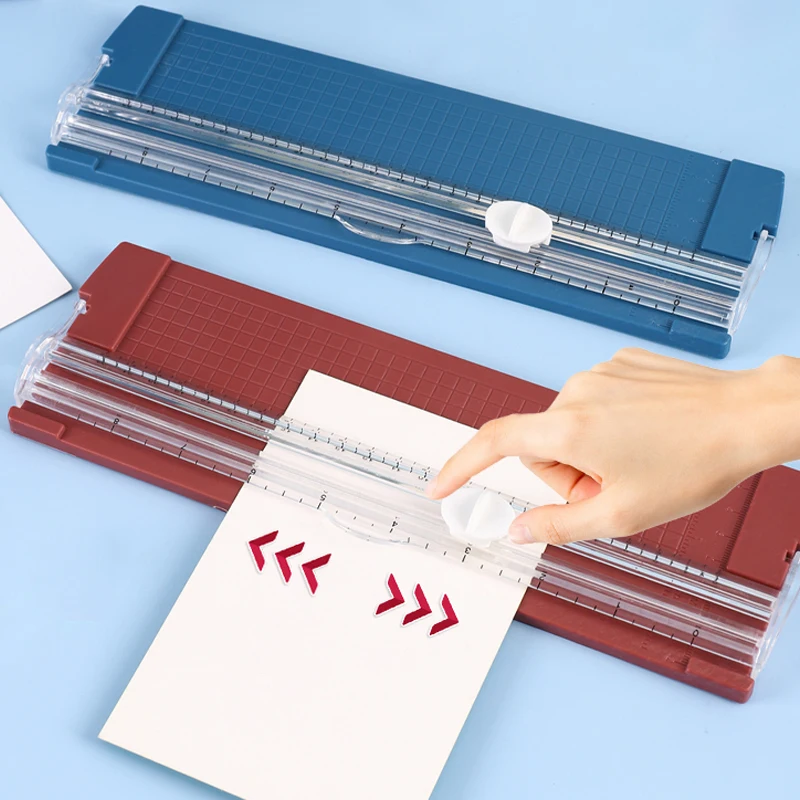 قطعة واحدة من قاطع الورق ثنائي الاتجاه متعدد الوظائف، أداة قطع عملية آلة قطع الورق المحمولة! اللوازم المدرسية والمكتبية