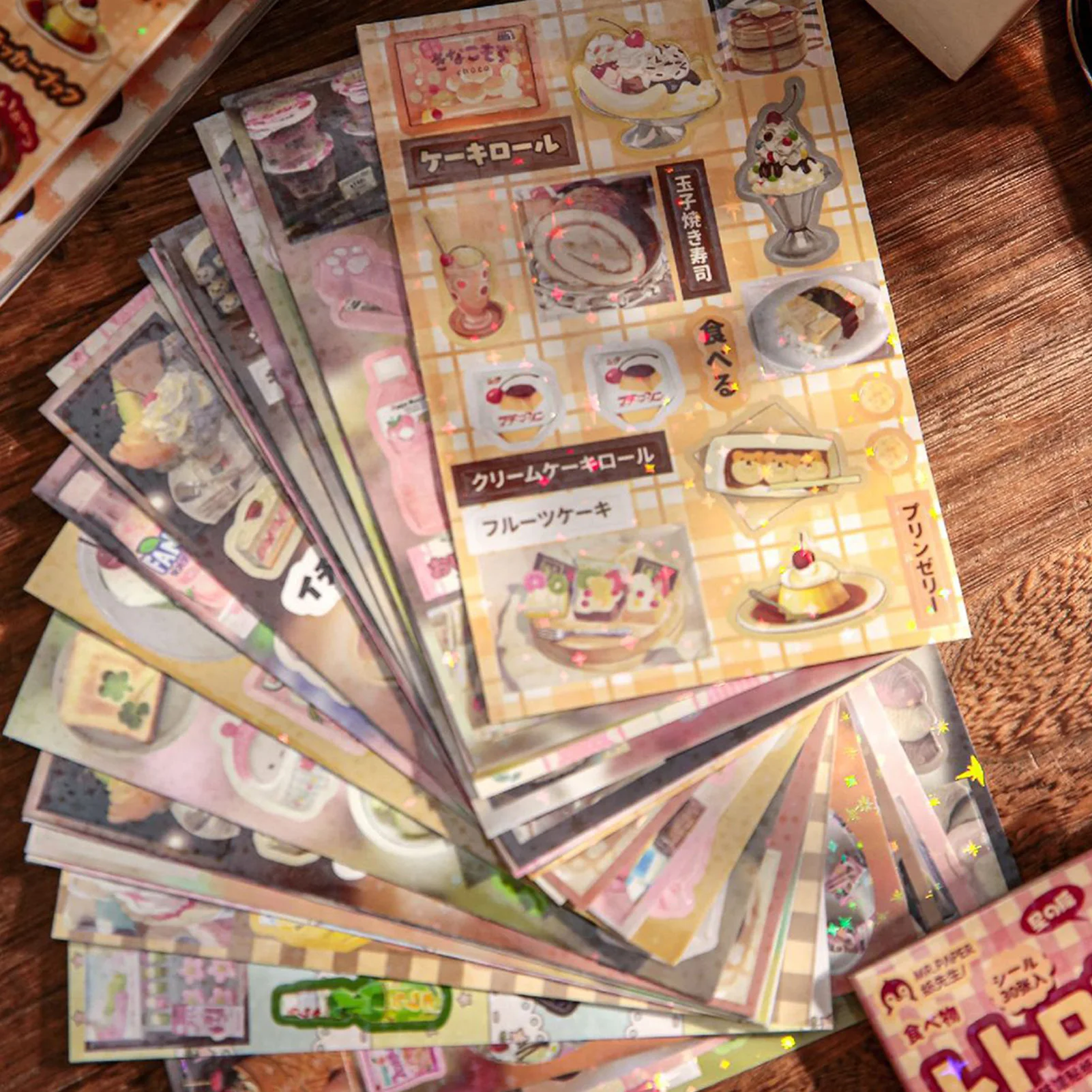 Simpatico cartone animato in stile giapponese adesivi per album vintage libro adesivo decorativo per manuale Manga multi-theme per tazze di custodie per telefoni