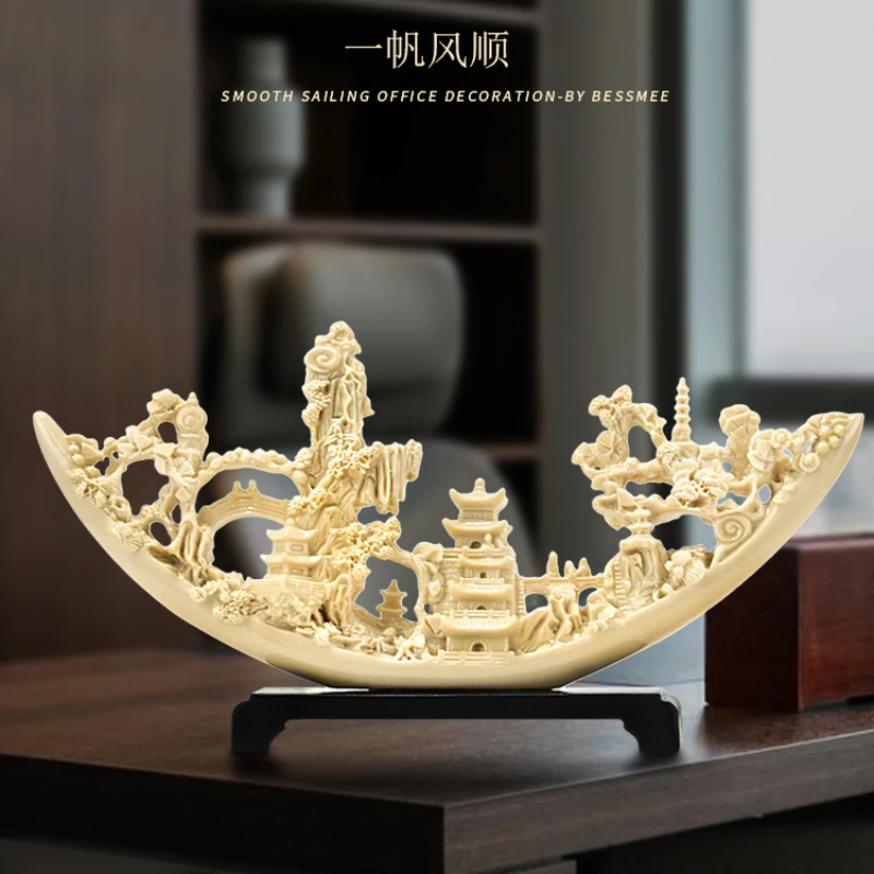 ornaments, office desk , high-end Chinese style home decor, light luxury decoration, living room, foyer, cabinet handicrafts