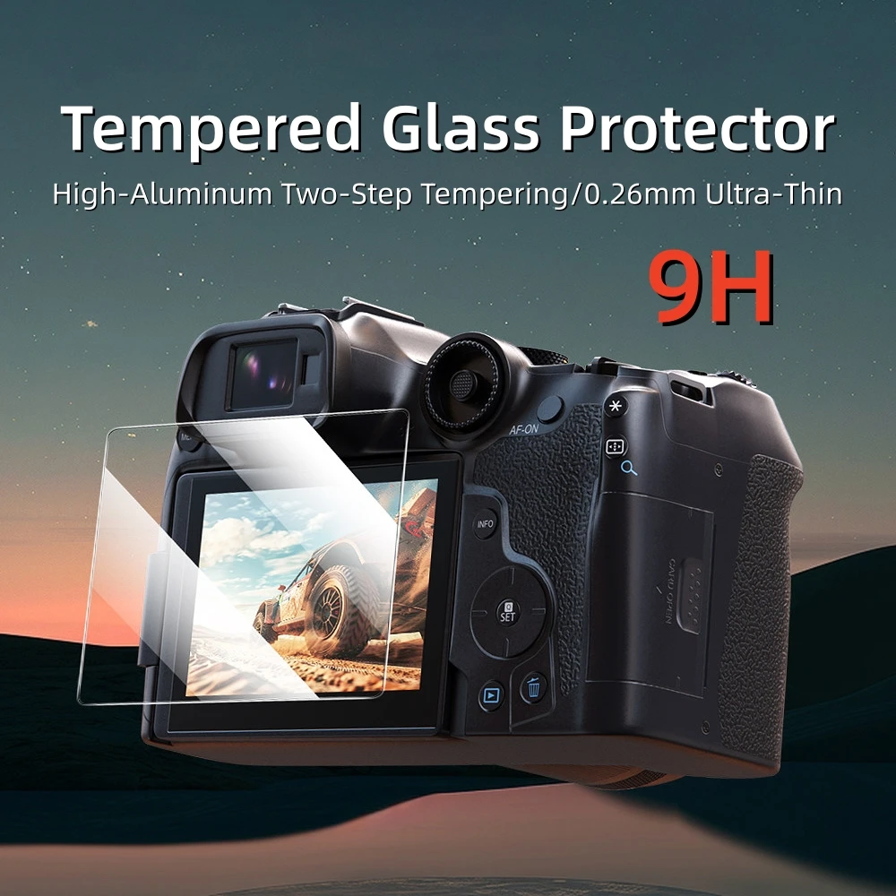 Camera Tempered Glass Screen Protector Protective Film for Canon G7X3 R50V R50 M5 Mark II R6 II III R7 R8 R10 R100 Accessories