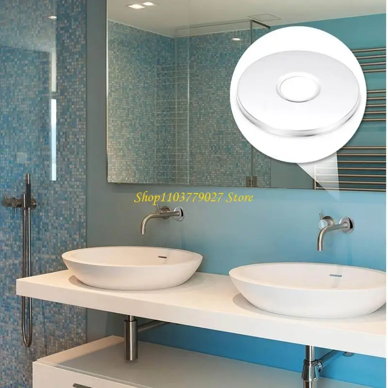 C4DF Wall  Flange Stainless Steel Round Escutcheon Plate Water Pipe Wall Covers fit for Kitchen Faucets Sinks Toilets