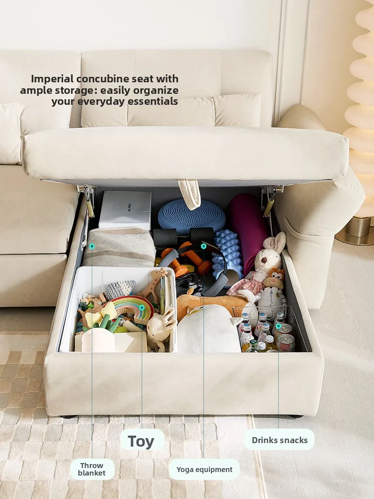 CX small apartment living room fabric sofa modern simple apartment storage small apartment furniture