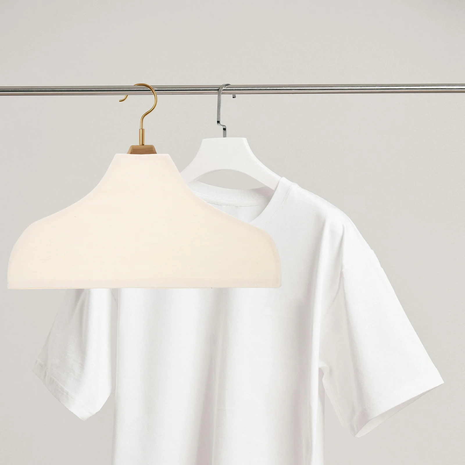 

2Pcs DustResistant Wooden Hanger Covers For Elegant Wardrobe Organization And Clothes Protection