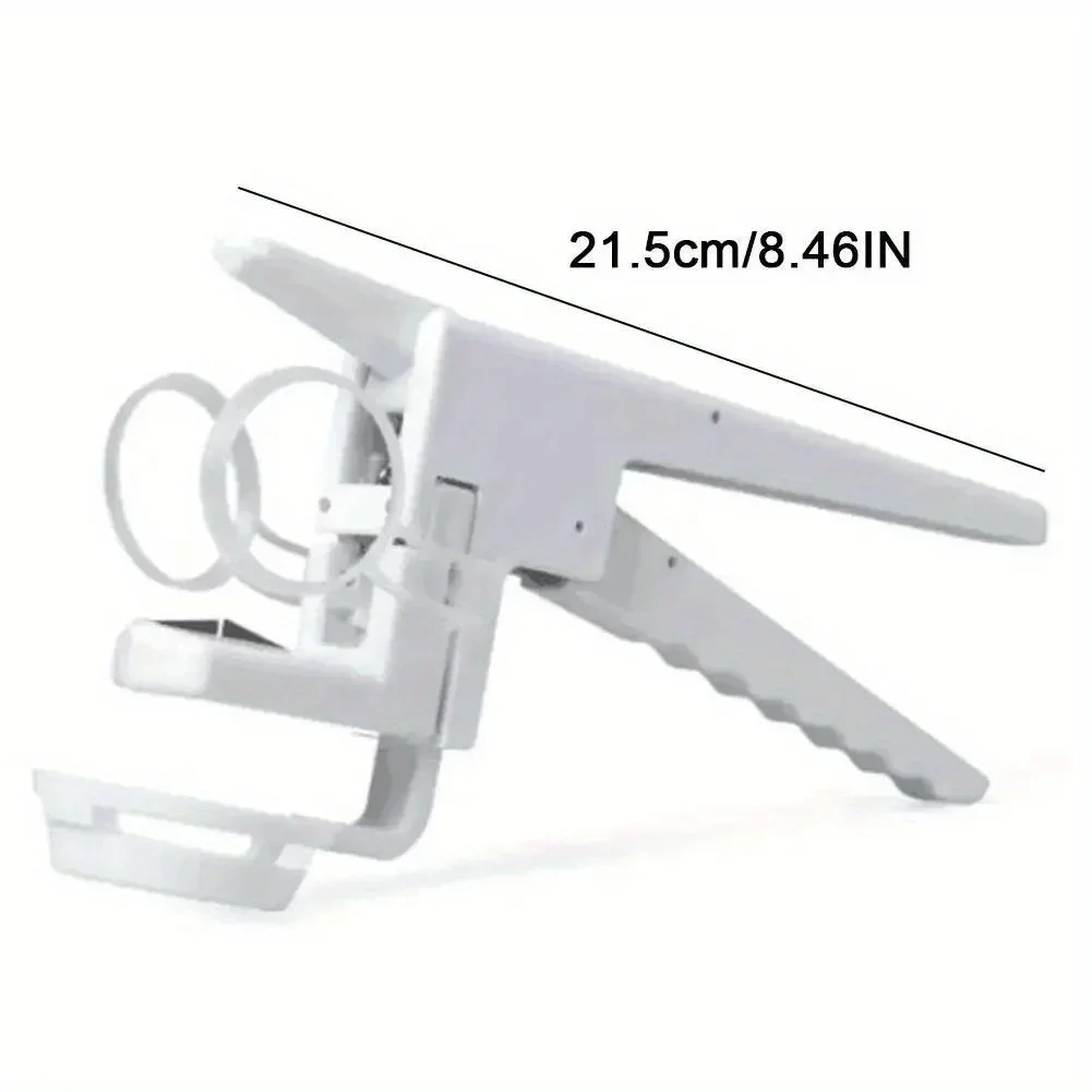 قطعة واحدة من قواطع البيض اليدوية وفاصل الصدفة - مفرقع يدوي من الفولاذ المقاوم للصدأ شديد التحمل مع مقبض مريح، محمول