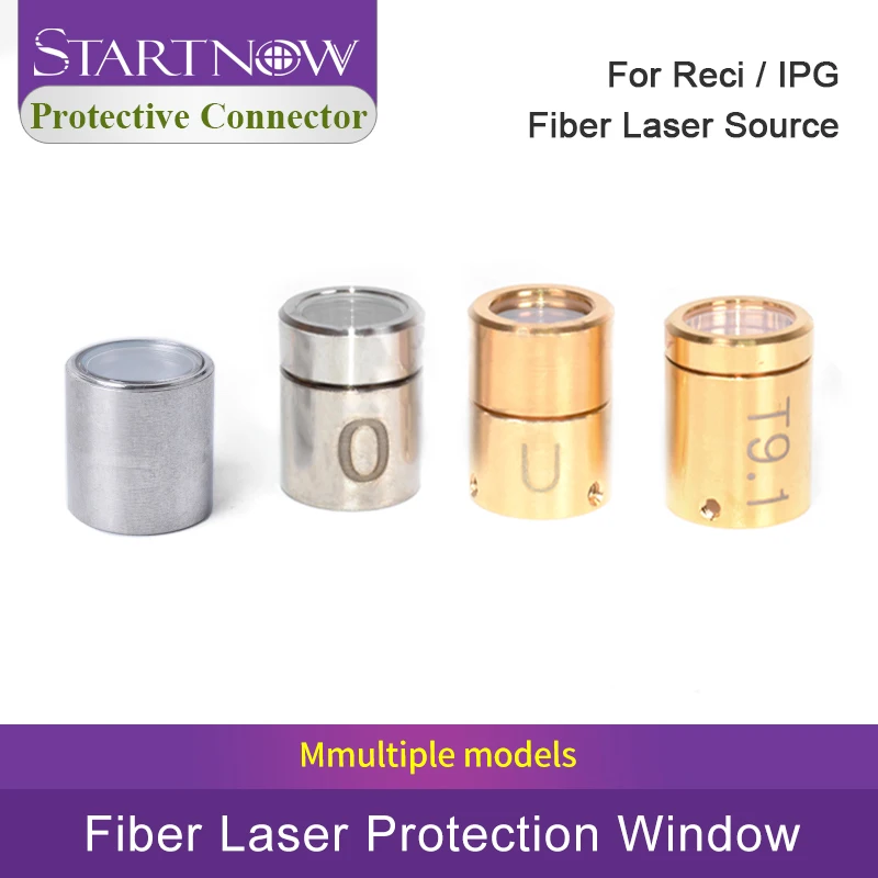 Startnow 4KW IPG Reci Laser Connection Component Protective Cap Protection of Laser Output Windows Lense For Sourse Fiber Cable