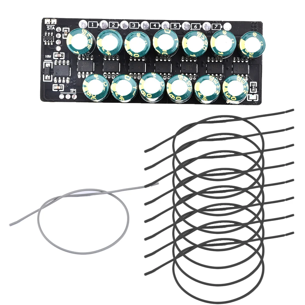 3S 4S 6S 7S 2A Capacitive Lithium Battery Active Equalization Module For Lifepo4 Battery Equalizer Universal 21700 18650 Battery