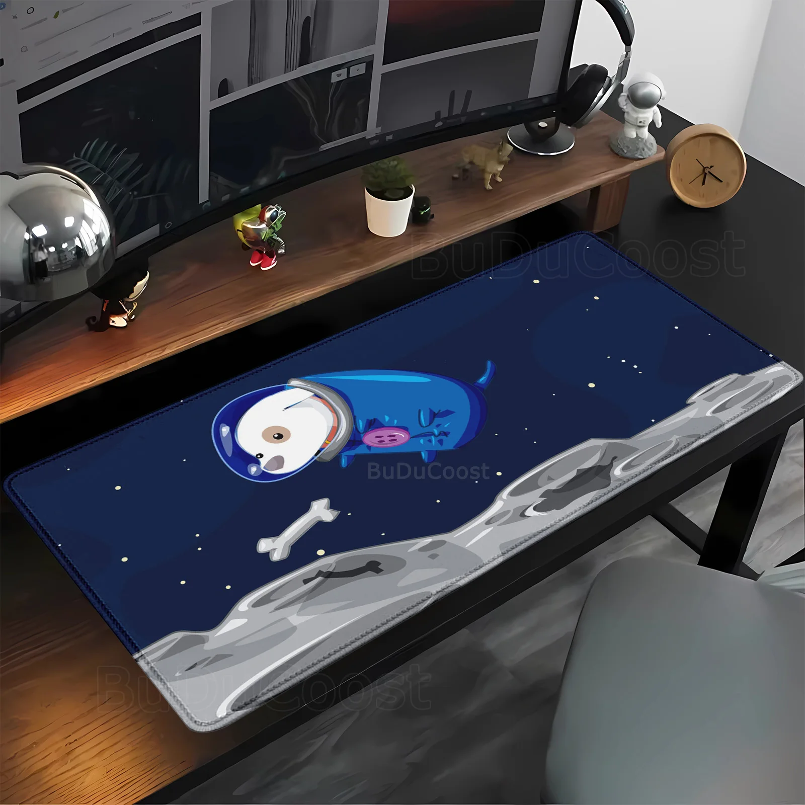 

Dog Cute Large Gaming Mousepad Rubber Mouse Pad Kawaii Non-Slip Desk Mat puppy Gamer HD Printing Mousepad Game Keyboard Pads