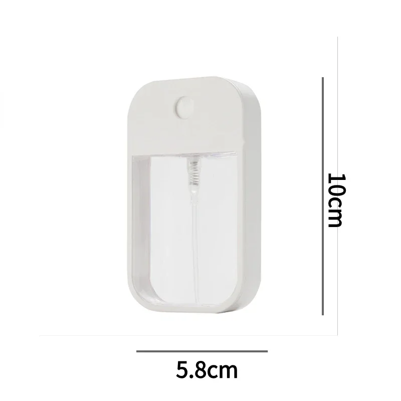 New 45ml 6 Color Portable Refillable Hand Sanitizer Alcohol Bottles Mini Card Spray Bottle Travel Sub-bottling Cosmetics Press