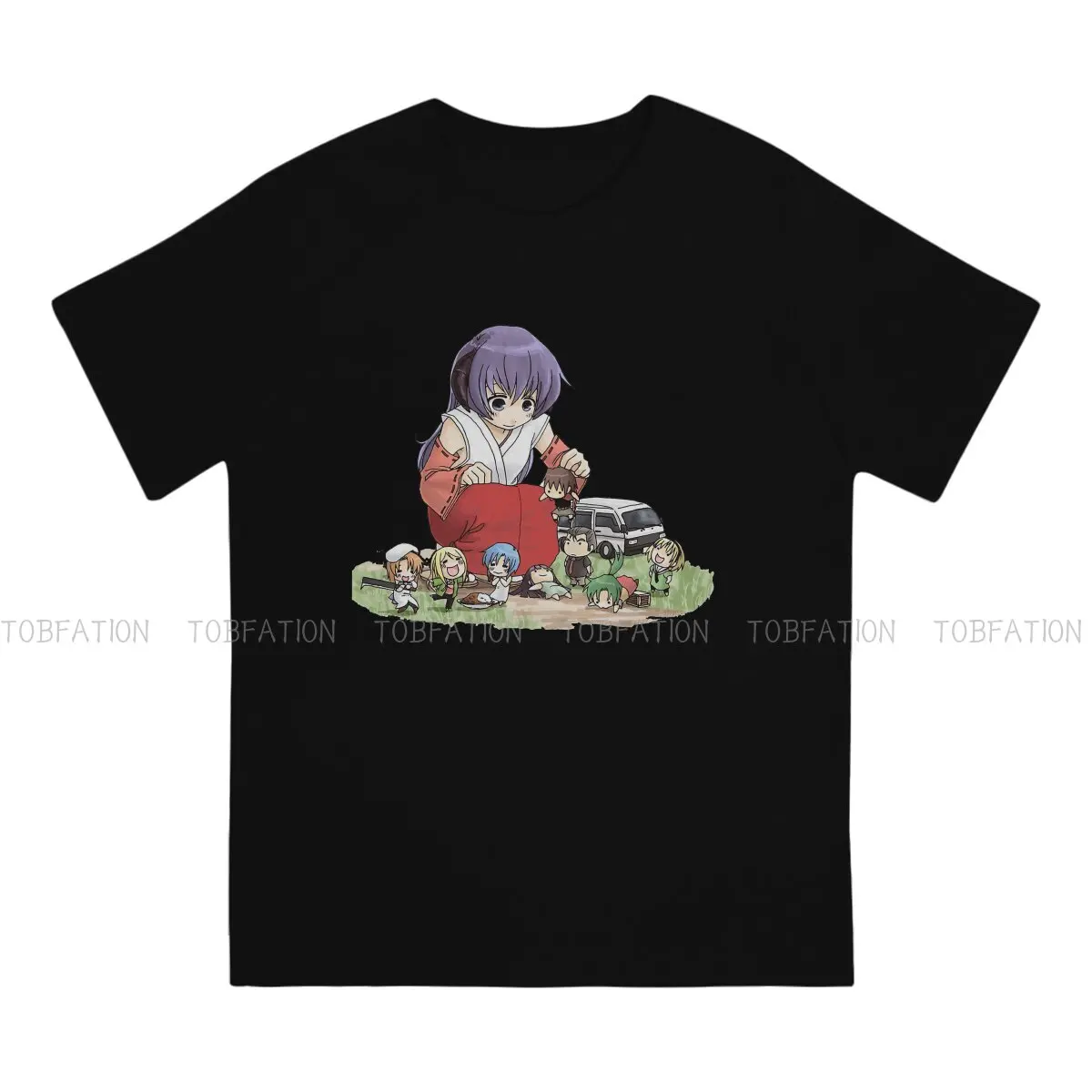 Higurashi Nao Naku Koro Ni Hip Hop TShirt Menina Higurashi Style Tops Comfortable T Shirt Men Short Sleeve Unique Gift Clothes