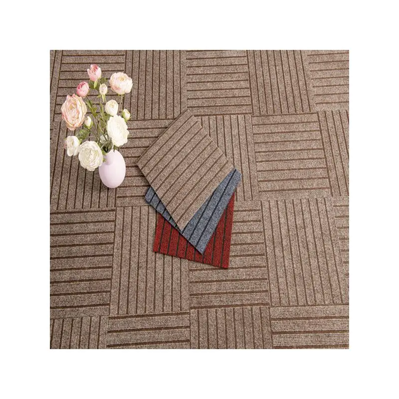 Многоразовая мягкая ковровая плитка размером 12 x 12 дюймов для пола в спальне и гостиной