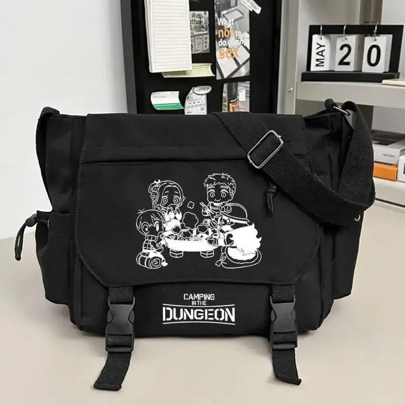 

Anime GAME Delicious In Dungeon Theme Backpack School Student Knapsack Anime Cosplay Handbag Messenger Bag Game