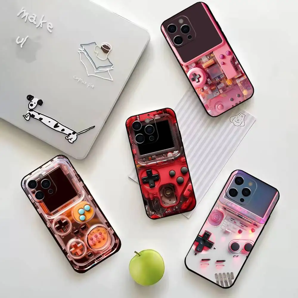 

Technology Game Console Phone Case Silicone Soft For IPhone 17,16,15,14,13,12,11,XS,Plus Pro Max