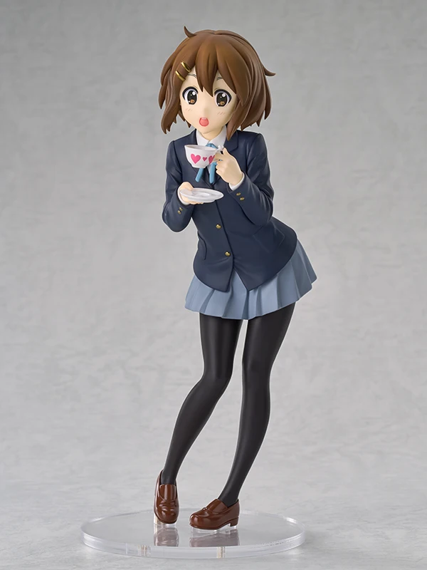 Original Anime Figure Bandai K-ON！POP UP PARADE Hirasawa Yui Akiyama Mio  Ver. L size Action Figurine PVC Toys Collector Model