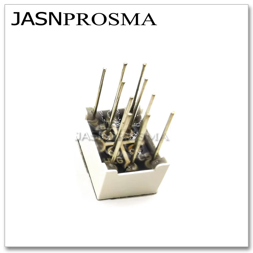 Jasnprosma 50 peças 0.28 polegadas 7 segmentos 1 bit dígito tubo vermelho 0.28 polegadas cátodo comum ânodo display led 10 pinos
