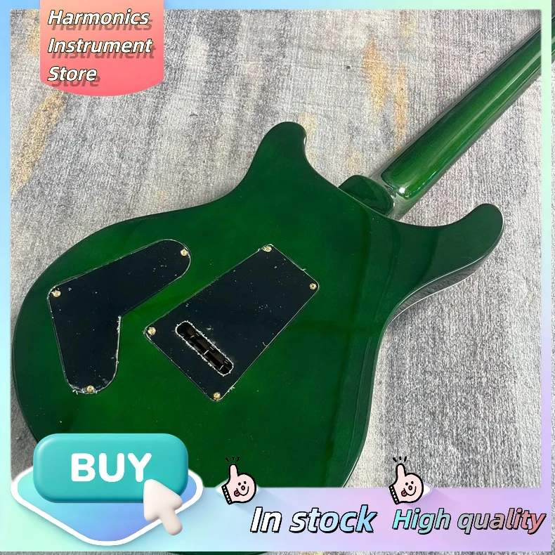 PRS Electric Guitar HH Pickups Green Dragon Pattern Gold Hardware Tremolo Thrash Metal Collector Musical Instrument
