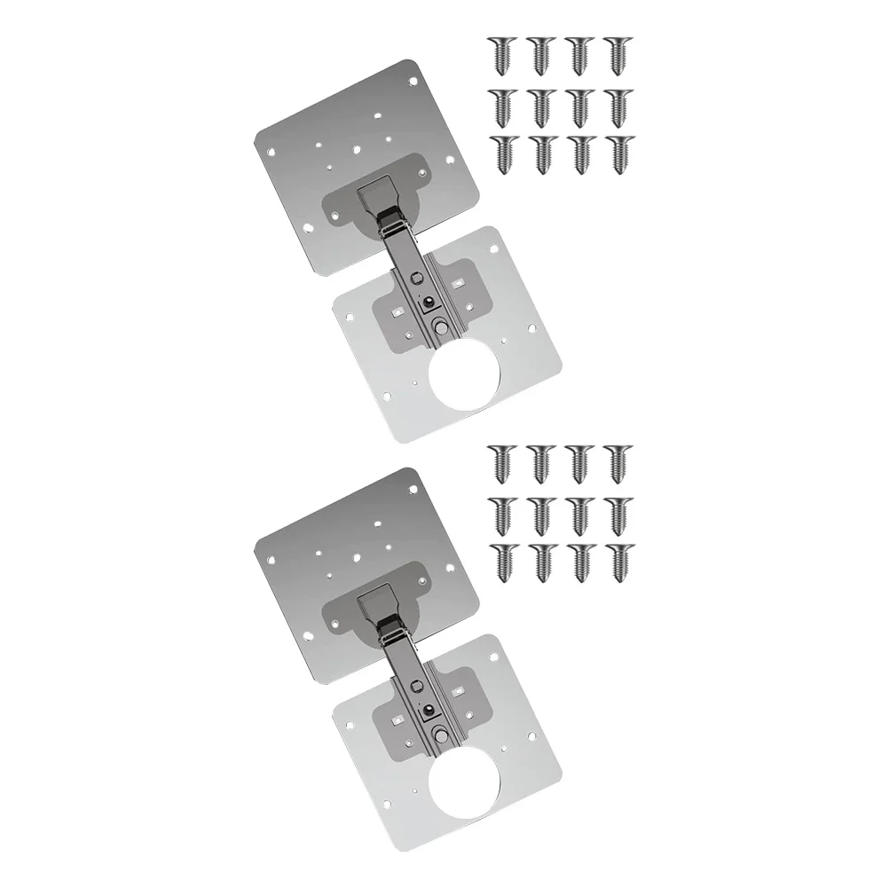 

Набор фиксированных пластин из нержавеющей стали, гладкий прочный комплект для ремонта мебели, кронштейн для полки, шарнир для соединения шкафа, конструкция «сделай сам»