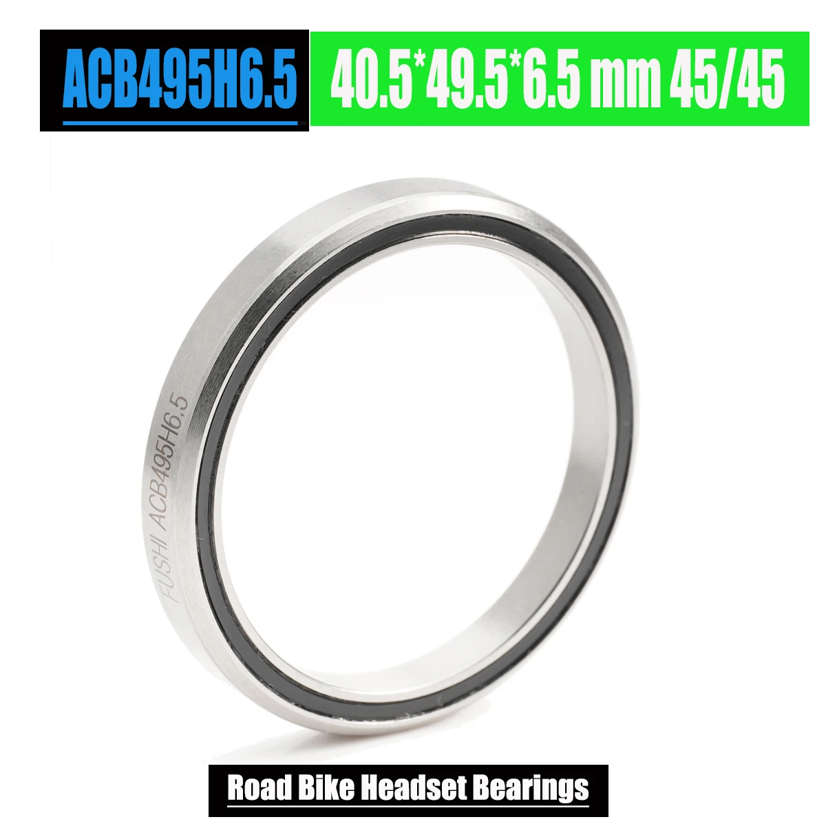 

ACB495H6.5 1PC Road Bike Headset Bearings 40.5*49.5*6.5 mm 45/45 Degree Chrome Steel Tapered Upper Lower ACB Bearing Set