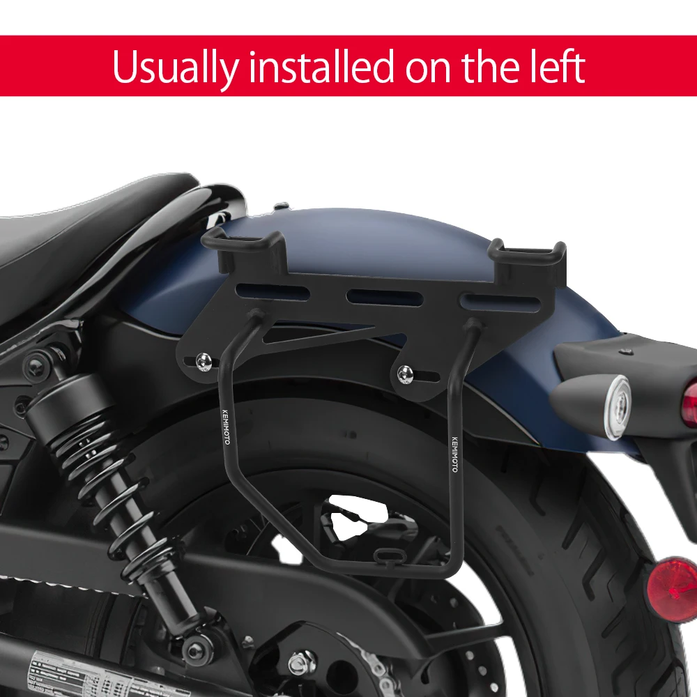 Motorcycle Saddlebag For CMX500 Side Saddle Bag PU Waterproof Saddlebags For Honda Rebel CMX500 250 300 350 500 1100 For Yamaha