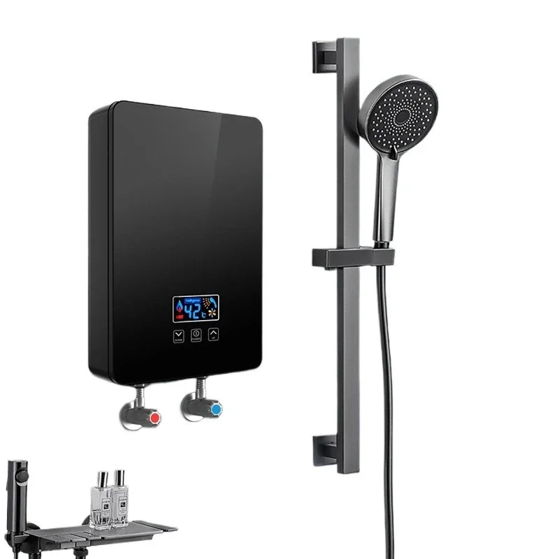 

Hot Shower Enjoy Smart Bathroom Kitchen 220V 6000W Tankless Instant Geyser Water Heater