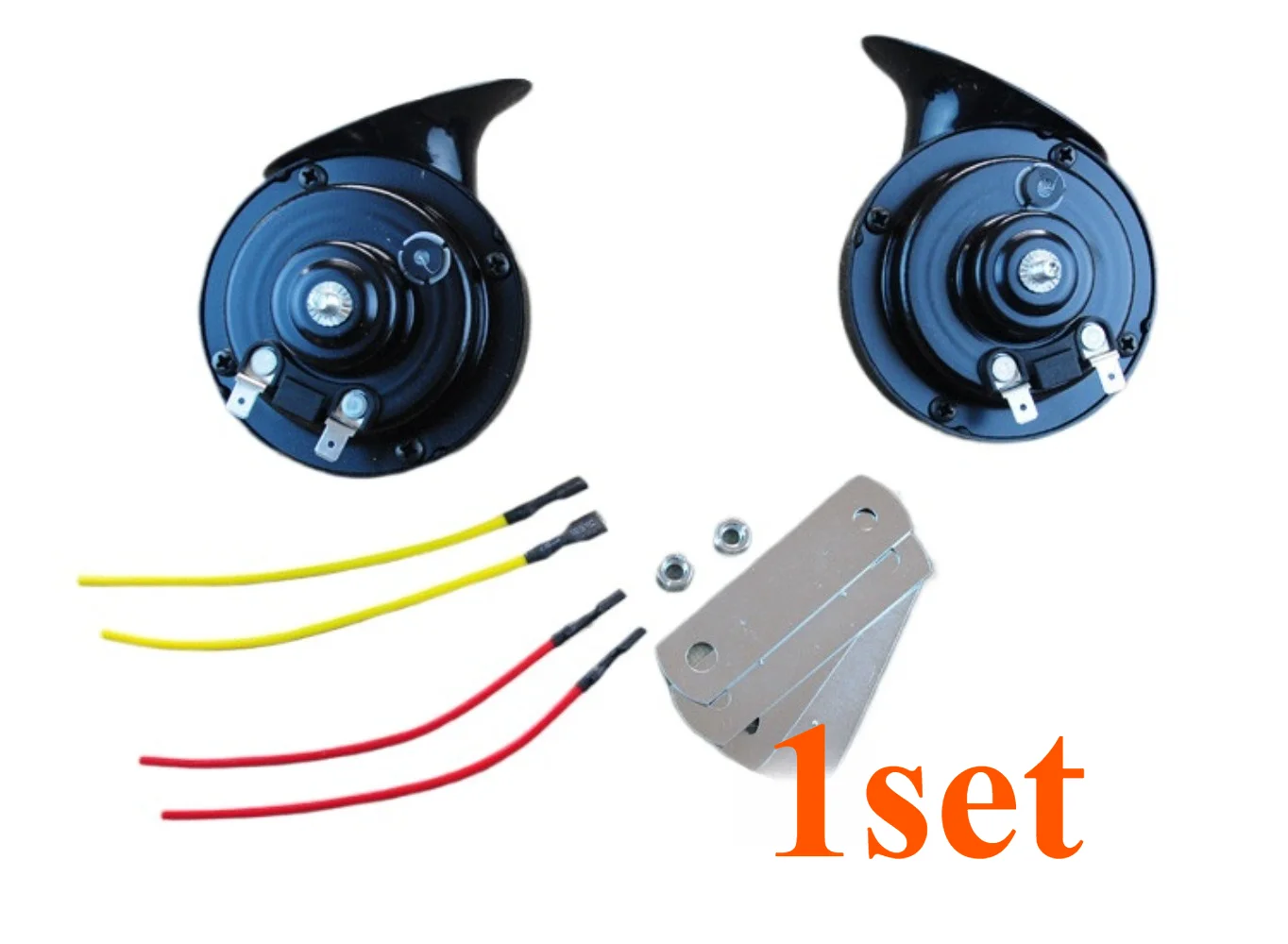

1set For 60B race car horn song car snail horn super loud bass waterproof 12V-60-48v beep high quality wholesale