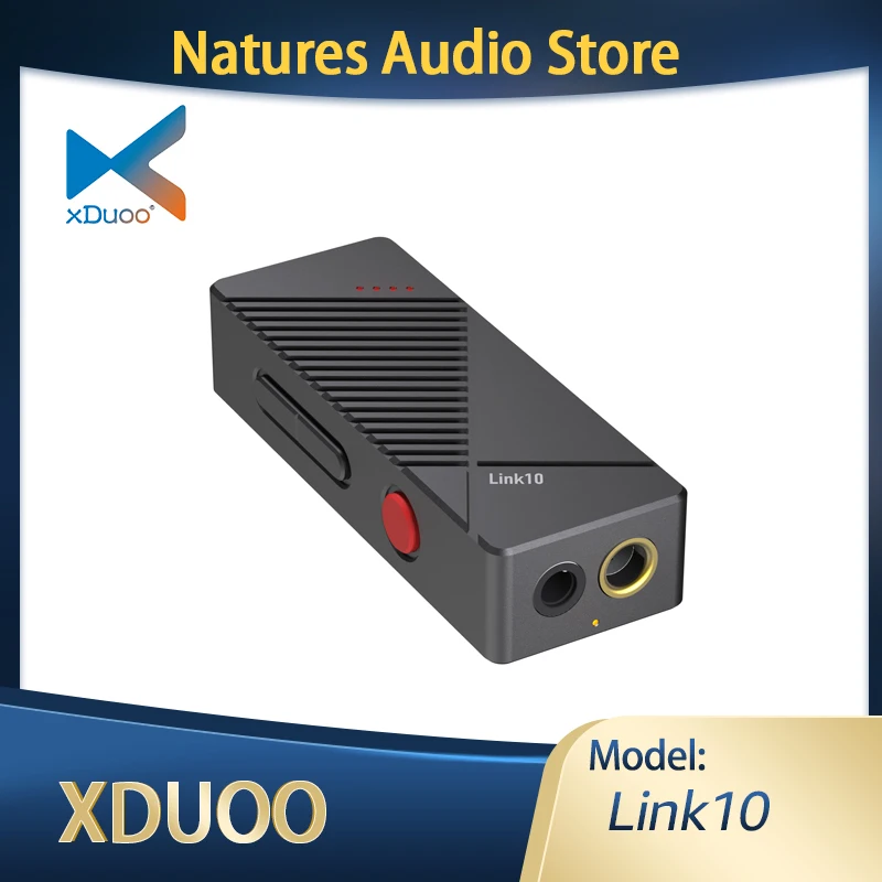 xDuoo Link10 USB DAC portatile TIPO C amplificatore per cuffie Dongle per telefono cellulare doppio chip CS43131 USB C decodificatore bilanciato da 4,4 mm