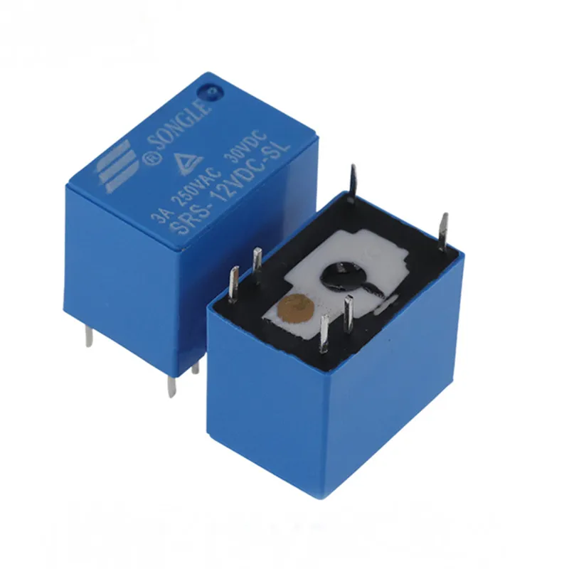 Imagem -06 - Relé Poder Original Srs05vdc-sl Srs12vdc-sl Srs24vdc-sl 05vdc-sh Srs Srs sh 12vdc Dc5v 12v 24v 6pin 3a 250v 100 Pcs 100 Novo