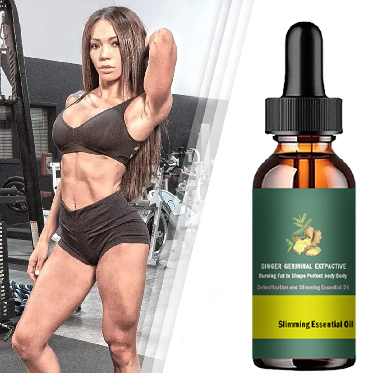 5ml/15ml/30ml/50ml ätherische Öle Schlankheit söl Ingwer ätherisches Öl Gewichts verlust Fett verbrennungs öl Taille Bein Bauch massage