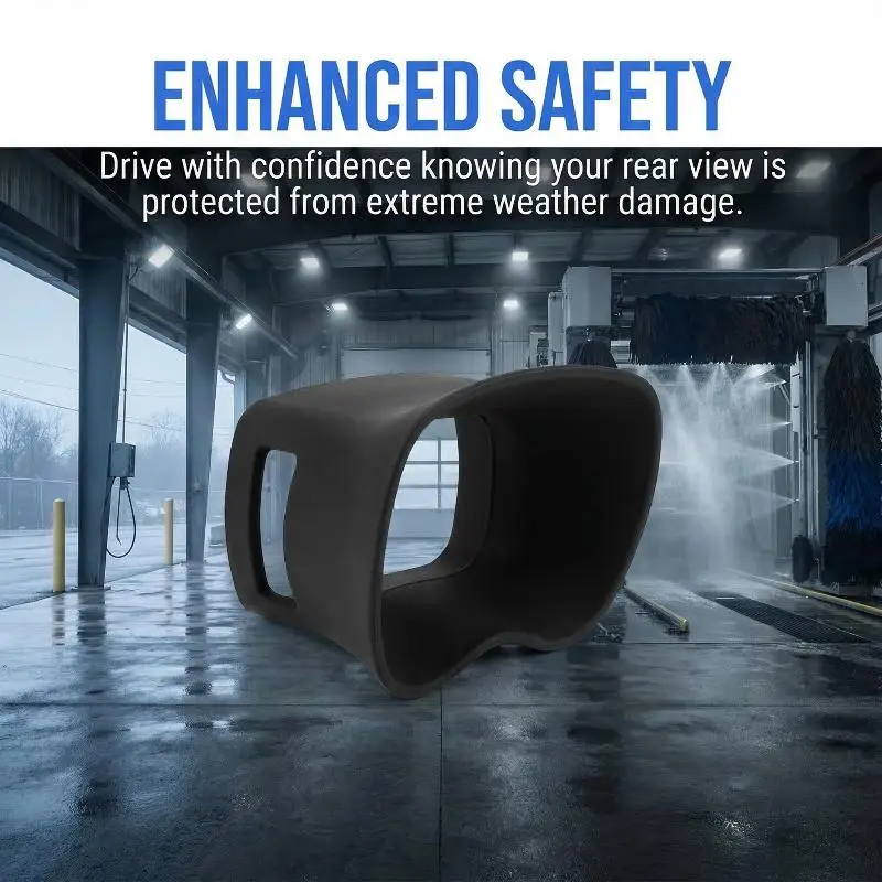 Universal Silicone Car Backup Camera Rain Cover Easy Install Weatherproof Protector for Rear View Safety Parking