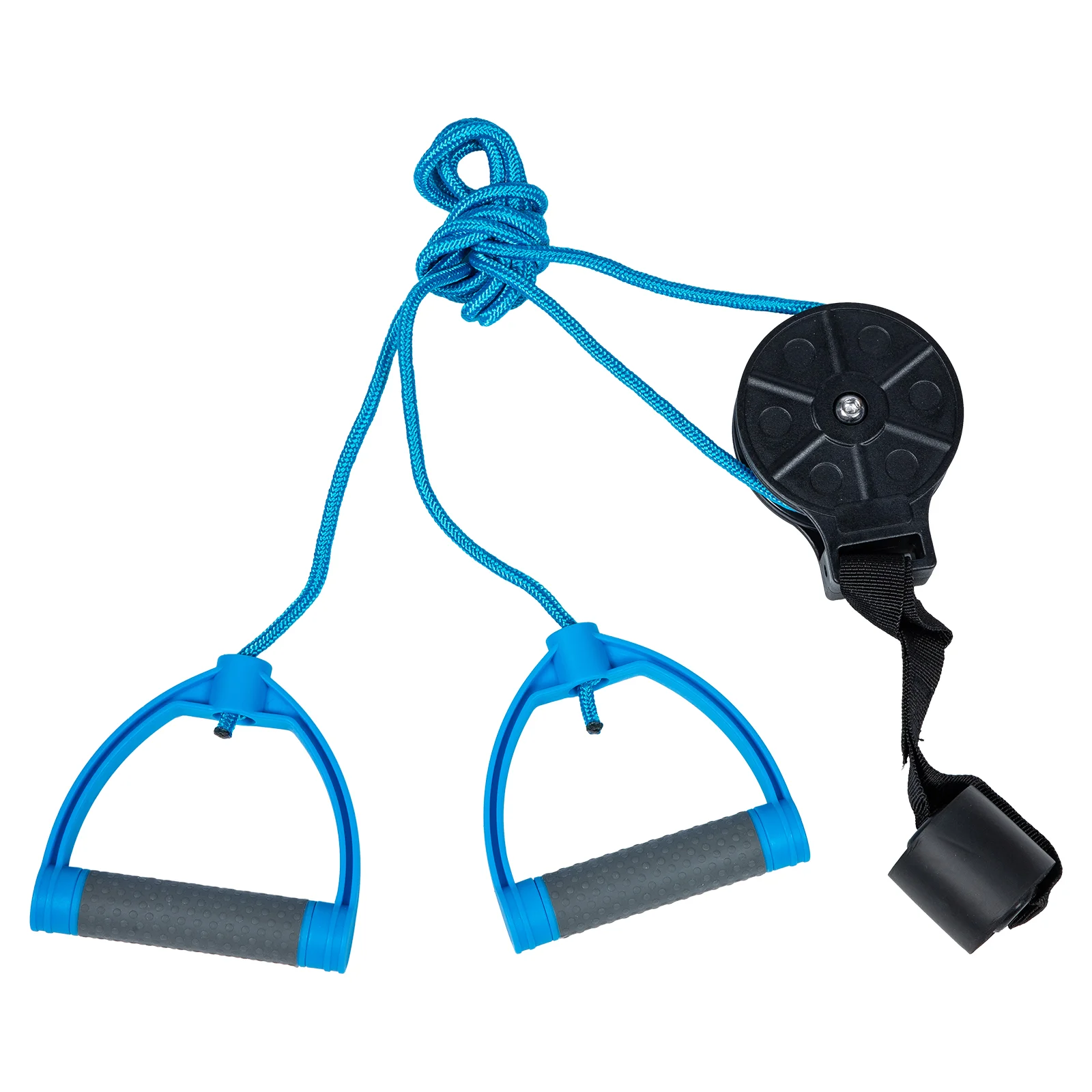 

Portable Sliding Pulley Trainer for Doorway Lightweight Mute Foam ABS Material Fitness Exercise Accessory Compact