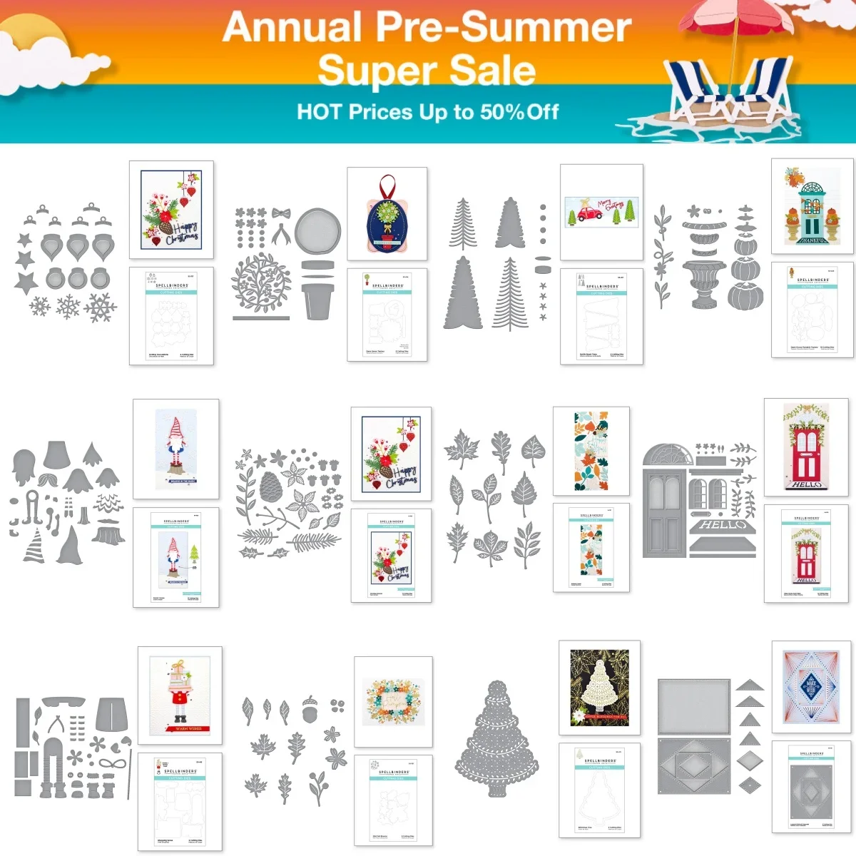 

2025 New Christmas Tree Flowers Metal Cutting Dies Stencils Hot Foil Craft for Making Decoration Die Template DIY Making Card