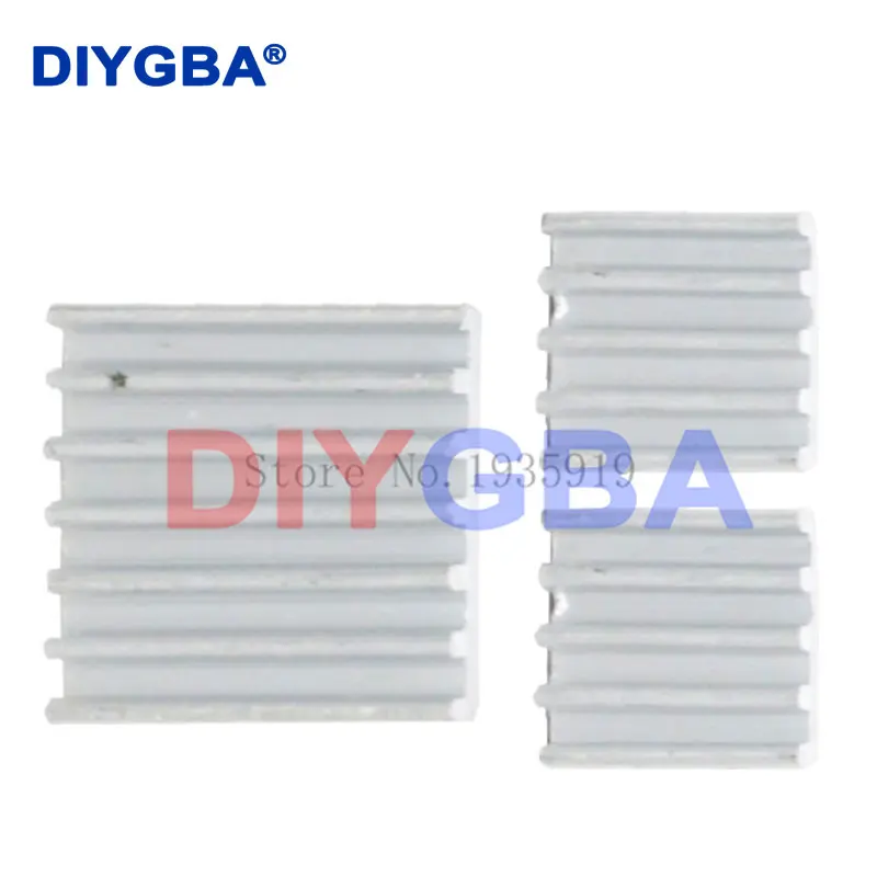 30pcs/lot 10set Adhesive Raspberry Pi 3 Heatsink Cooler Pure Aluminum Heat Sink Set Kit Radiator for Cooling Raspberry Pi 2 B