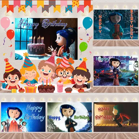 कार्टून कोरलाइन परिवार जन्मदिन पार्टी विनाइल पृष्ठभूमि बेबी शॉवर सजावट फोटोग्राफी स्टूडियो आपूर्ति बच्चे उपहार 8 best sales टेकलाइन - №7