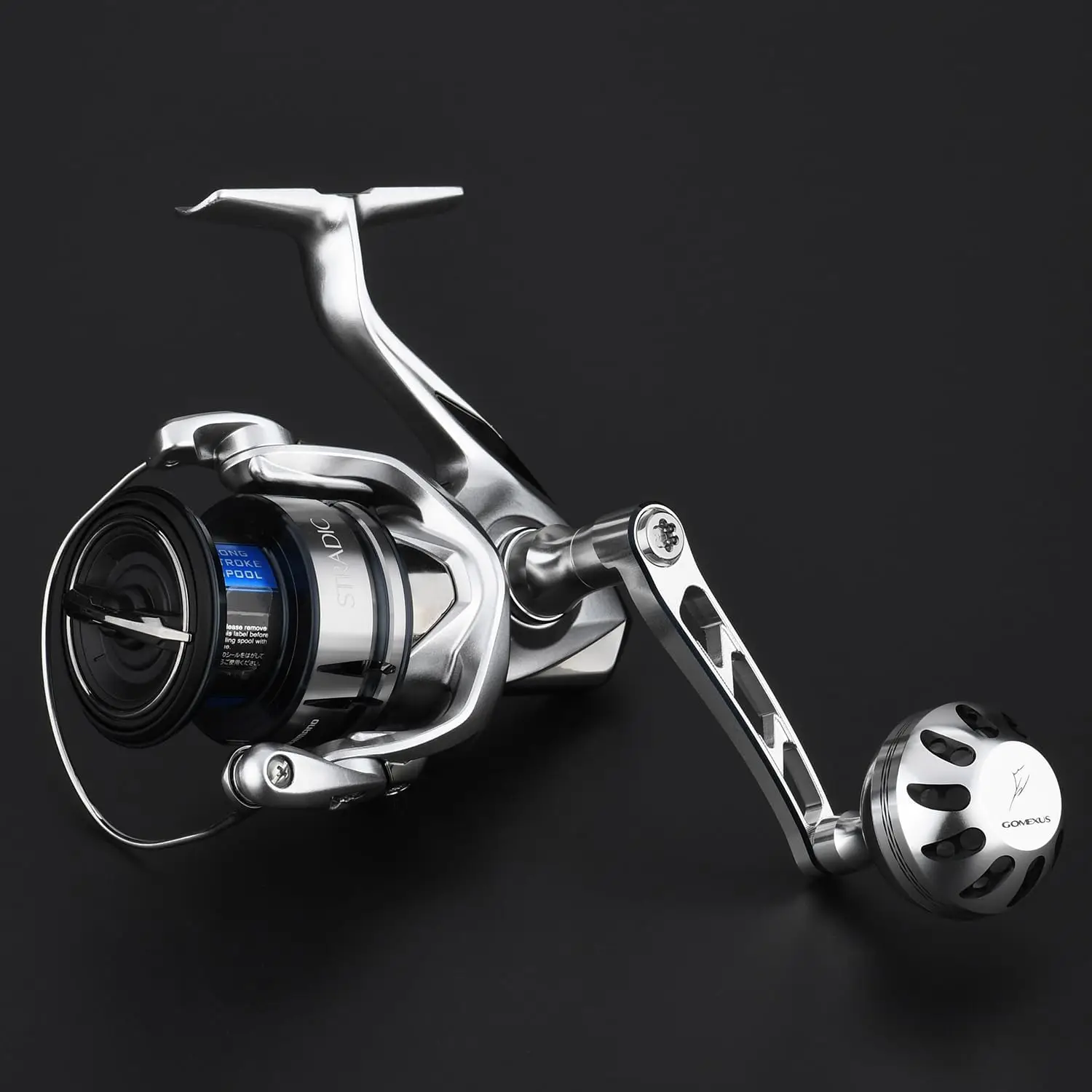 Gomexus Power Handle For Shimano Stella Stradic Vanford Vanquish Exsence Nasci FC Sephia Spinning fishing reels LMY63-A38