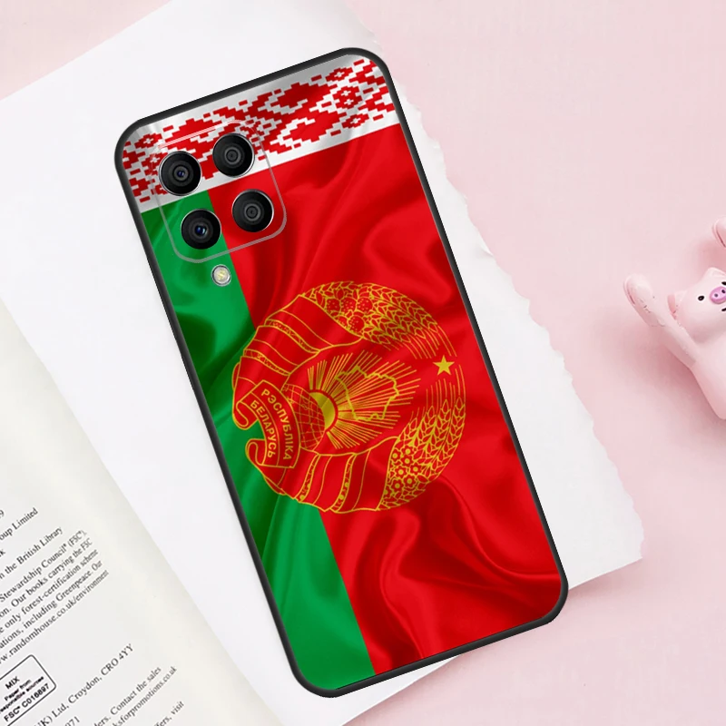 Belarus Flag Coat of Arms For Samsung Galaxy M23 M33 M53 M13 M11 M51 M14 M34 M54 M20 M30s M12 M52 M15 M55 M32 Case