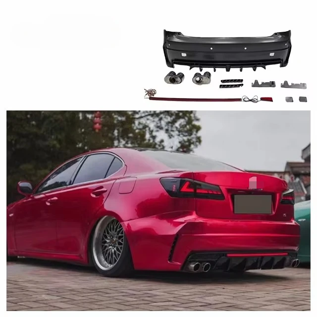 

For Lexus Is 250 300 Rear Bumper Body Kit Upgrade Phantom Style Is 250 Rear Bumper Diffuser Exhaust