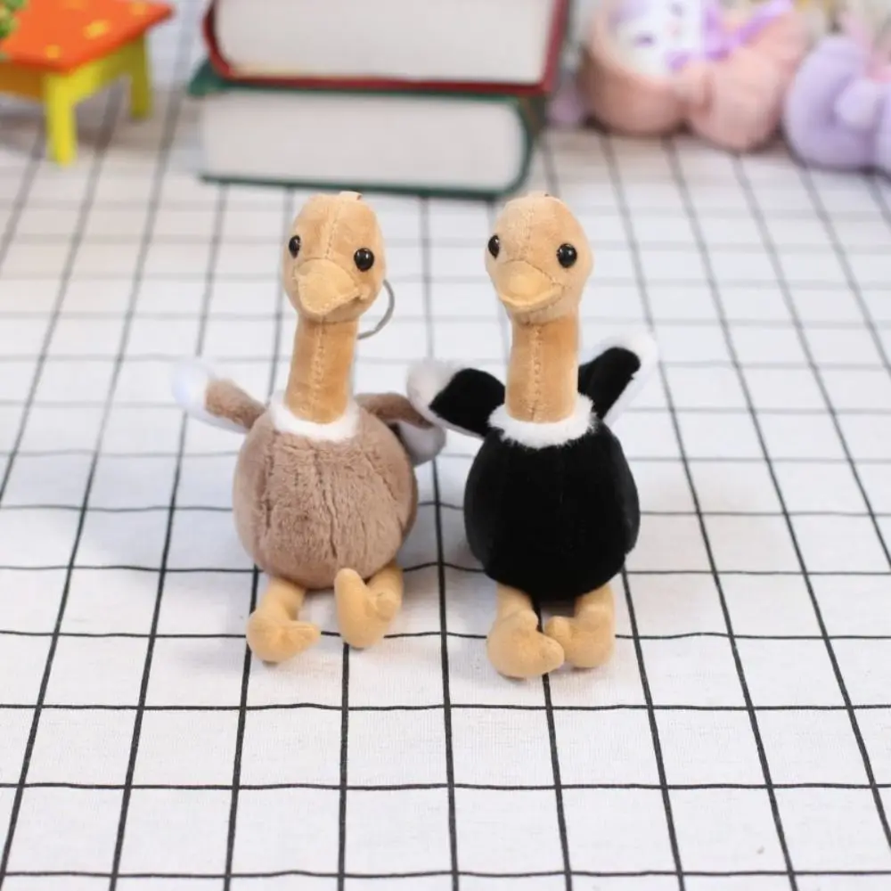 Hanging Decoration Soft Ostrich Kawaii Style Sweet Style Keychain Cute Design Cartoon Pendant Bag Hanging Decoration