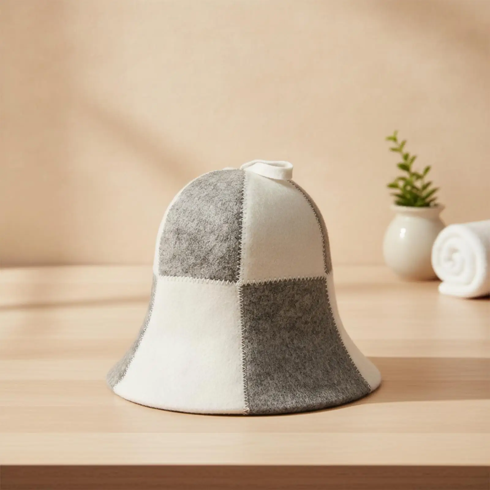 Sauna Cap for Home Steam Sauna Tools Hair Care Bathroom Relaxation Soft Brim Polyester