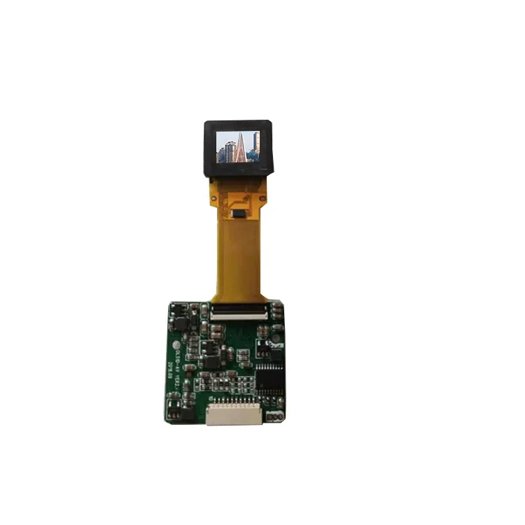 0.5 inch micro oled 1024x768 resolution rgb 60pins 500nits brightness with driver board support adjust brightness