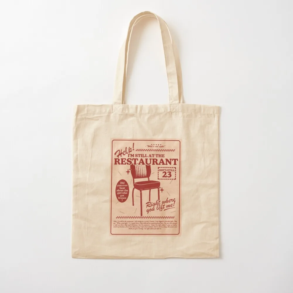 right where you left me Tote Bag tote bag screen free delivery bags supermarket folding bag