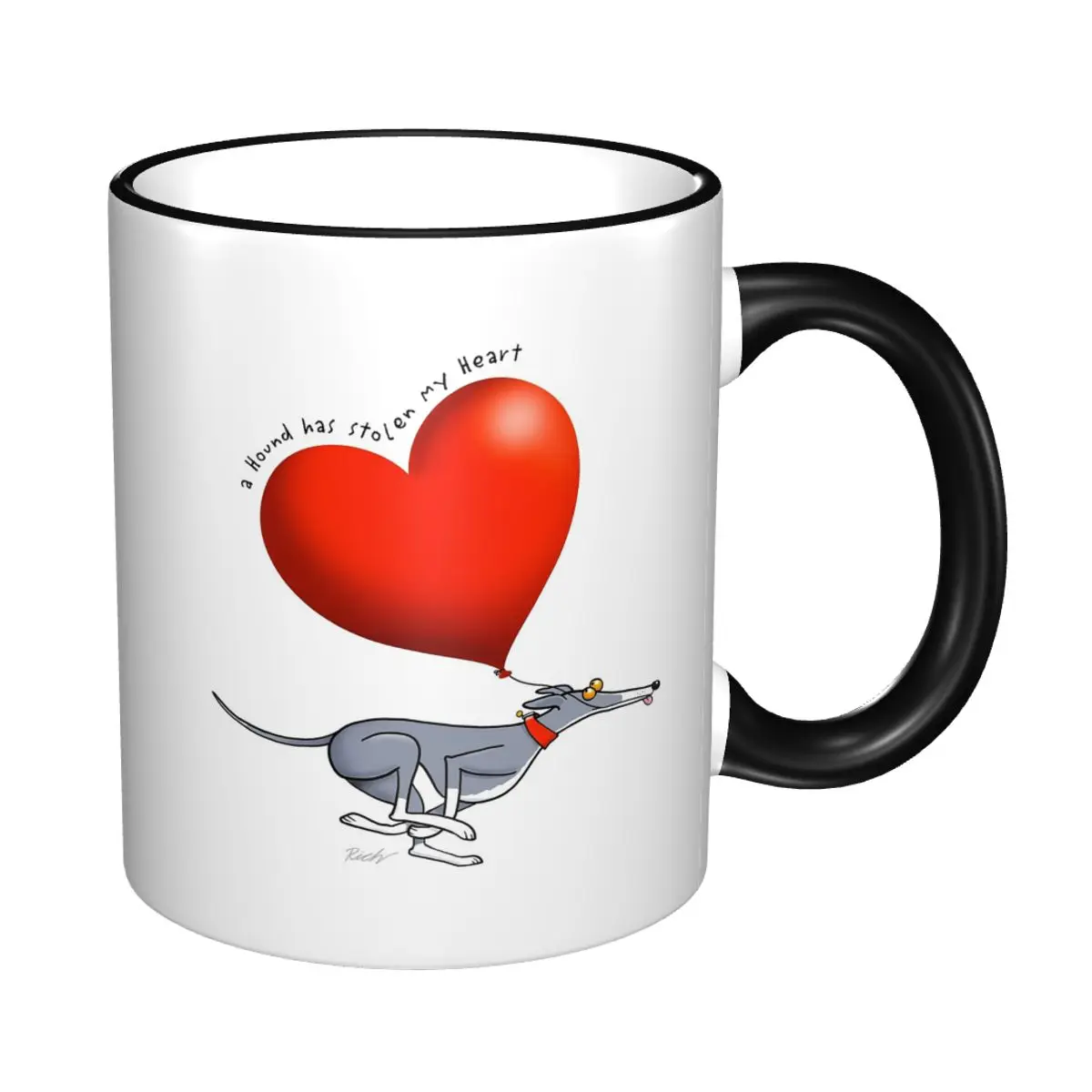 Stolen Heart - Blue Hound Mug Funny Ceramic Coffee Cups Tea Mugs Milk Cup Drinkware Gifts for Friends