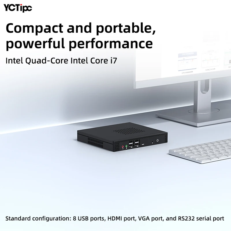 Intel Core I7-3630QM Mini PC for Business, Office, Home Entertainment & Dual-Screen FHD Desktop Computer